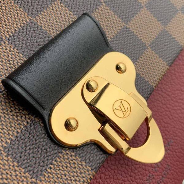 高仿頂級原單 SAINT PLACIDE 手袋 N40109Damier Ebène 帆布hhlv10468