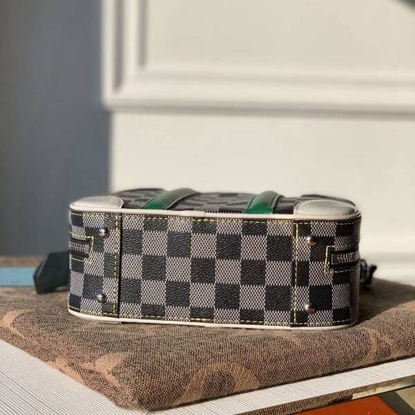 高仿精品推薦N40233 Nicolas Ghesquière 賦予經典 Damier 帆布小牛皮Valisette BB 手袋hhlv10482