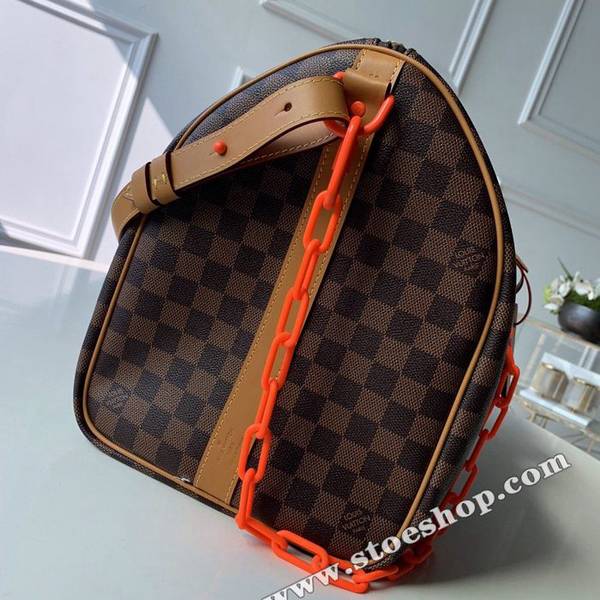 高仿包原單M44474 咖啡格KEEPALL 50 旅行袋(配肩帶)hhlv10580 3 高仿包原單M44474 咖啡格KEEPALL 50 旅行袋(配肩帶)hhlv10580