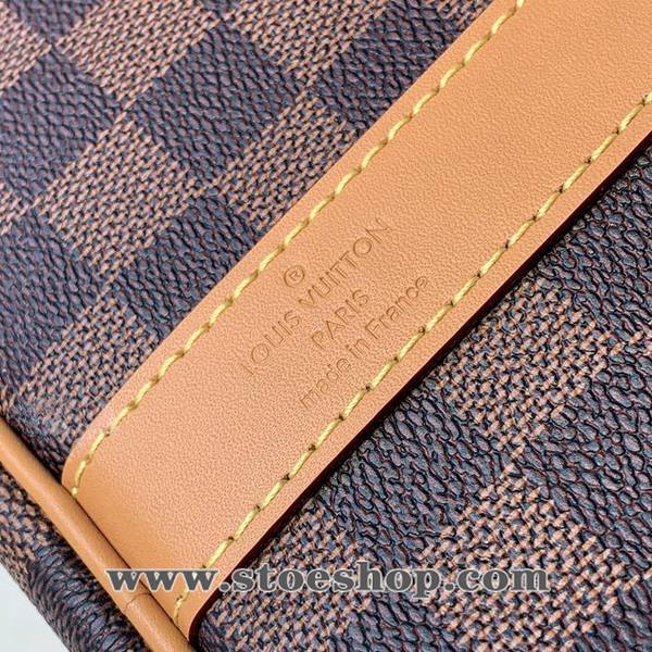 高仿包原單M44474 咖啡格KEEPALL 50 旅行袋(配肩帶)hhlv10580 8 高仿包原單M44474 咖啡格KEEPALL 50 旅行袋(配肩帶)hhlv10580