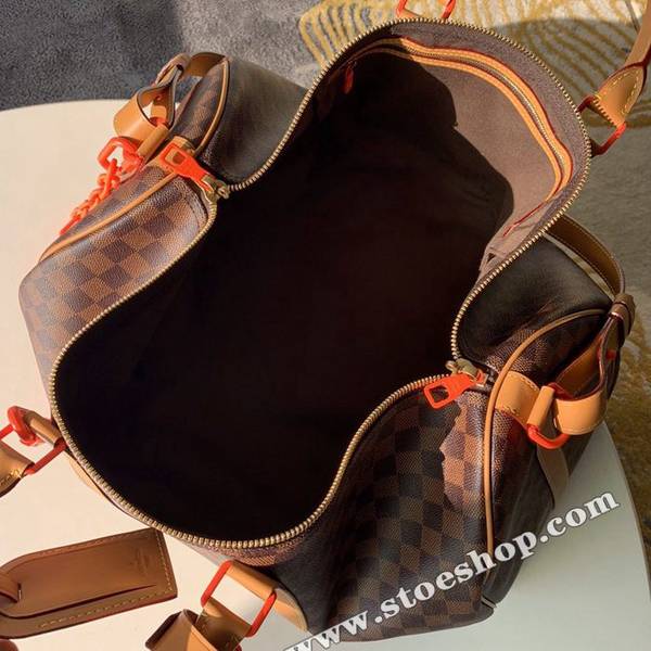 高仿包原單M44474 咖啡格KEEPALL 50 旅行袋(配肩帶)hhlv10580 9 高仿包原單M44474 咖啡格KEEPALL 50 旅行袋(配肩帶)hhlv10580