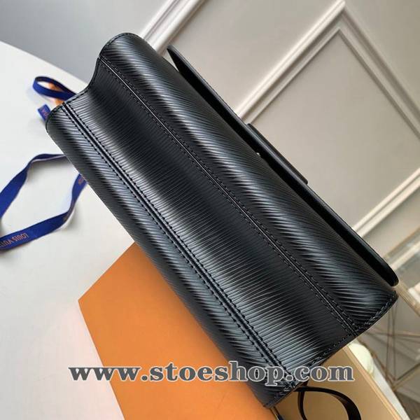 最高等級原單M50280 黑色黑扣TWIST DENIM中號進口水波紋牛皮hhlv10770 8 最高等級原單M50280 黑色黑扣TWIST DENIM中號進口水波紋牛皮hhlv10770