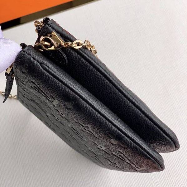 頂級原單lvPochette Double Zip M63919黑色hhlv10868