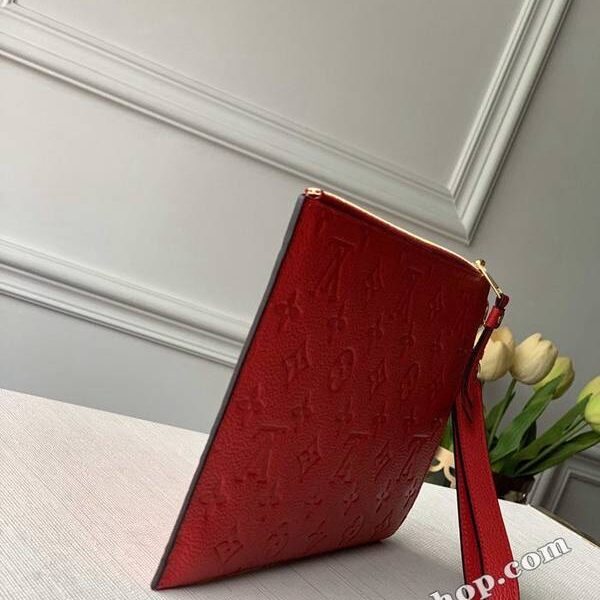頂級1：1原單M68705紅色壓花手包 Monogram Empreinte 皮革hhlv10878