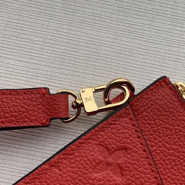 頂級1：1原單M68705紅色壓花手包 Monogram Empreinte 皮革hhlv10878