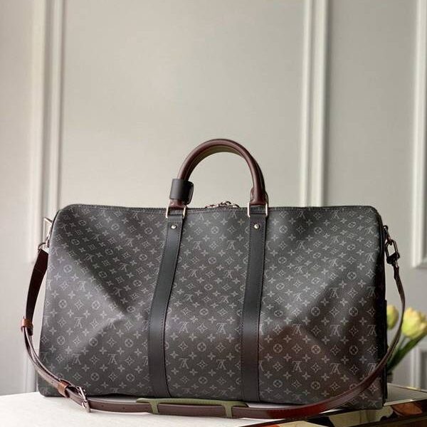 原單lv M58669 KEEPALL 50 旅行袋（配肩帶）Monogram帆布塗鴉hhlv10907
