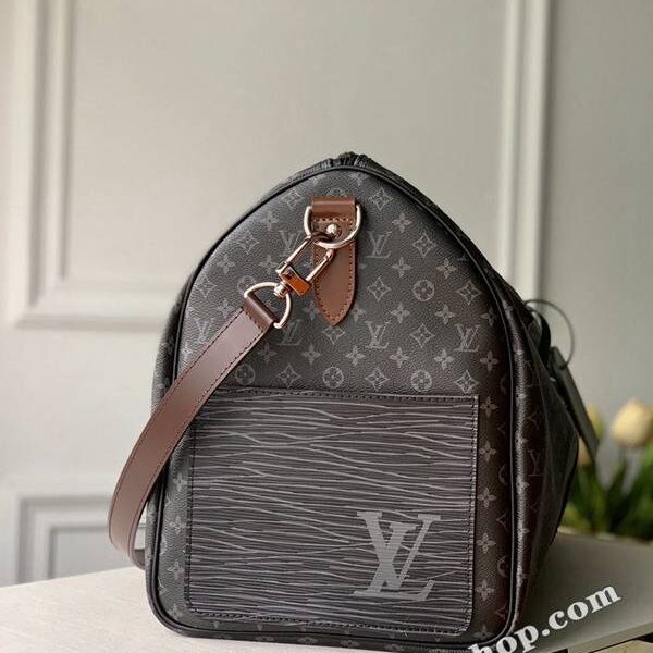 原單lv M58669 KEEPALL 50 旅行袋（配肩帶）Monogram帆布塗鴉hhlv10907