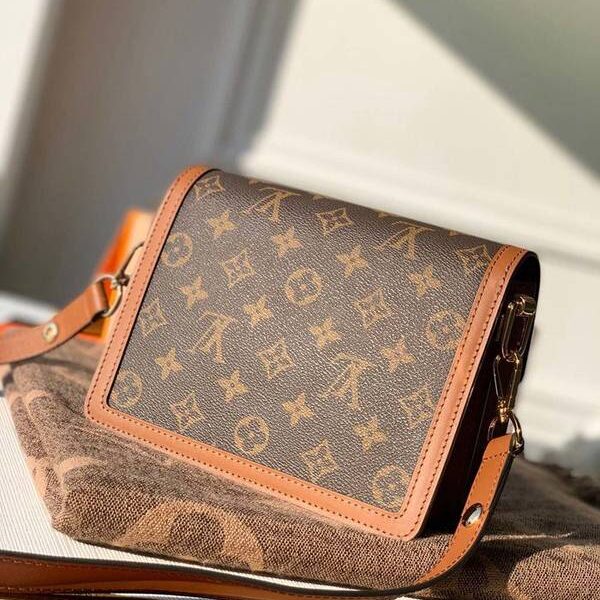 最高等級原單Nicolas Ghesquière Mini M44580 老花Dauphine 手袋hhlv11027