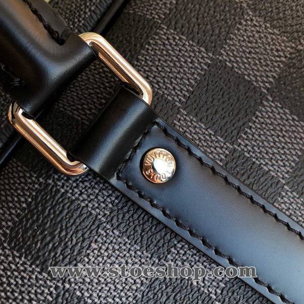 a貨原單 VOYAGE 小號公事包 N41478 粗獷的Damier Graphite格紋帆布hhlv11084