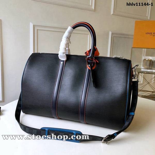 高仿包原単M51462 Keepall 45旅行袋海軍粒紋Epi皮革hhlv11144