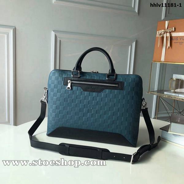 高仿高仿包包批發頂級原單N41021 Damier Infini格紋皮革Avenue Soft公事包hhlv11181