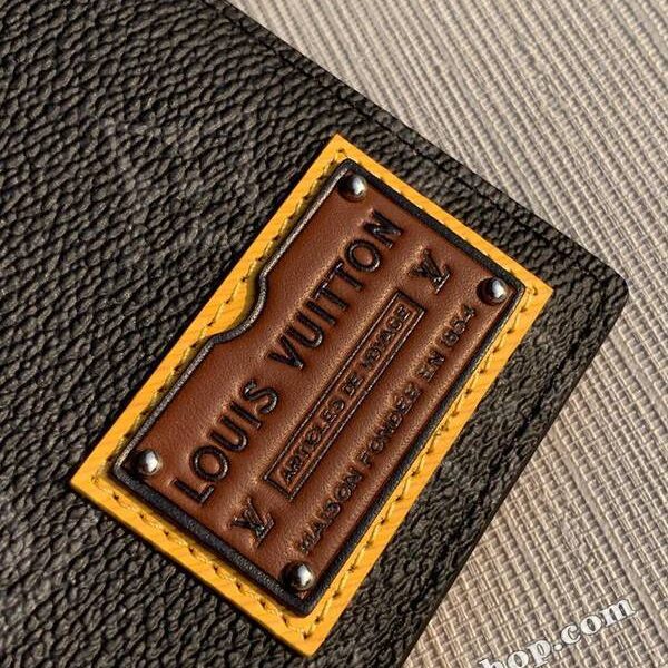 頂級原單lvM60895徽章錢夾Damier Graphite帆布系列hhlv11221