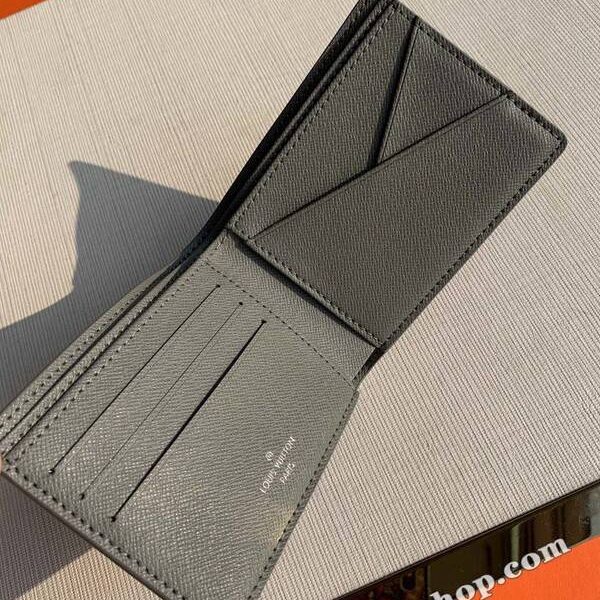 高仿包包批發原單N60302灰色MULTIPLE 錢夾Damier Graphite帆布hhlv11229