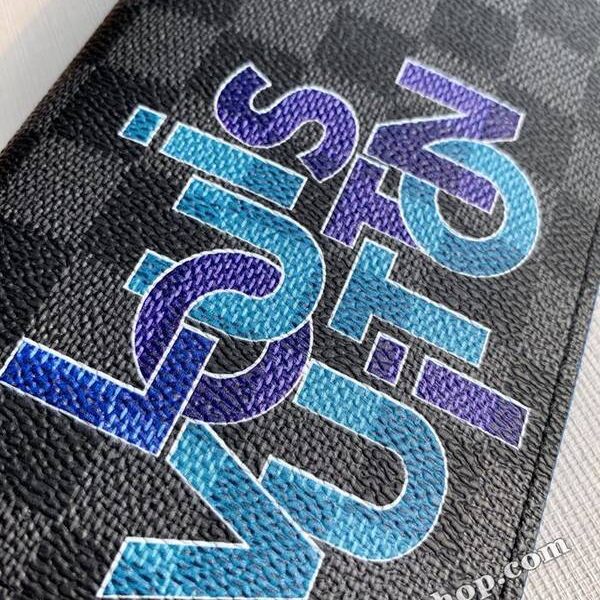 高仿網台灣頂級原單N60326 字母BRAZZA皮夾DamierGraphite帆布hhlv11234