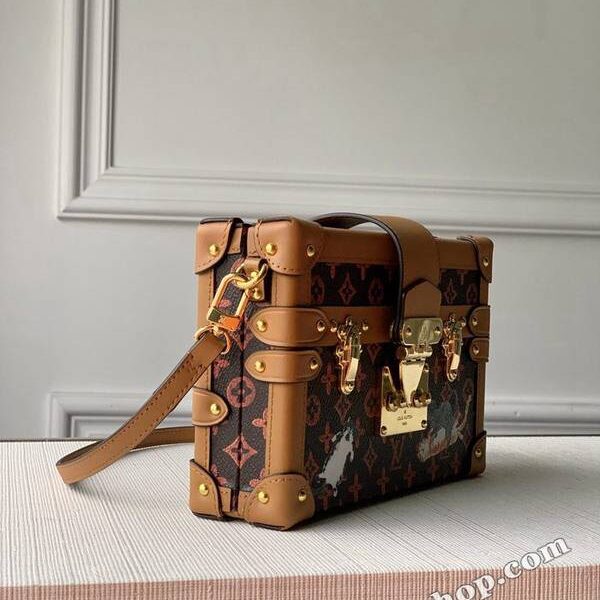 頂級高仿頂級原單 M40273 小貓 Petite Malle手袋Monogram帆布hhlv11265