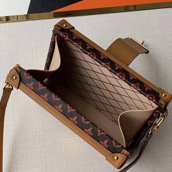 頂級高仿頂級原單 M40273 小貓 Petite Malle手袋Monogram帆布hhlv11265