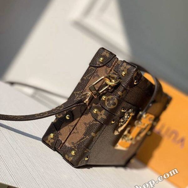 高仿包包批發頂級原單M40273 Petite Malle手袋Monogram帆布hhlv11274