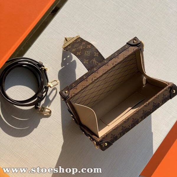 高仿包包批發頂級原單M40273 Petite Malle手袋Monogram帆布hhlv11274