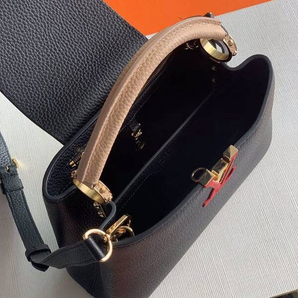 奢侈品1：1原單M56409黑拼色小號M55781Capucines BB 迷你手袋hhlv11280