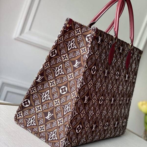 a貨原單LOUIS VUITTON ONTHEGO手袋M44576 咖啡色hhlv11442
