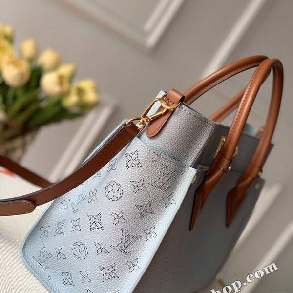 高仿精品批發原單手袋m56078全皮On My Side 手袋細粒面小牛皮經典 Monogram 帆布hhlv11496