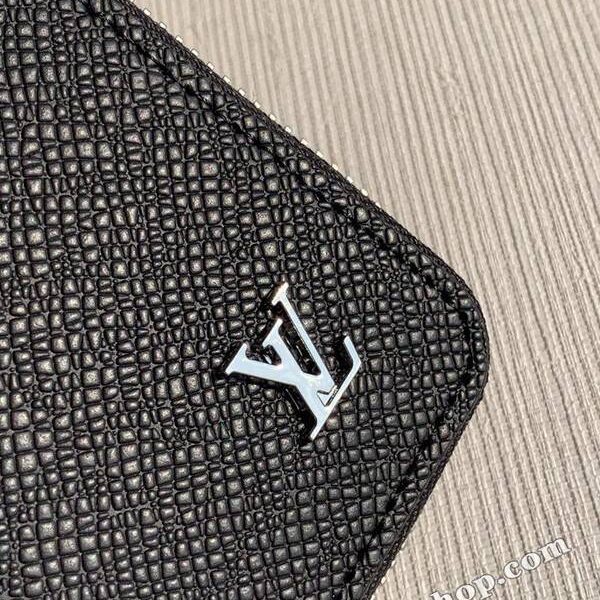 奢侈品a貨原單M30317 十字紋黑色Zippy Vertical 錢夾hhlv11502