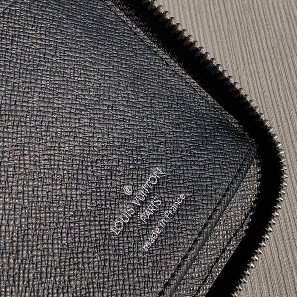 奢侈品a貨原單M30317 十字紋黑色Zippy Vertical 錢夾hhlv11502