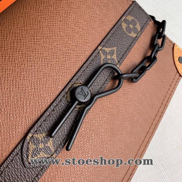 高仿精品原單 M30717 咖色黃2020秋冬新款十字紋配牛皮斜挎長方子盒包hhlv11508 6 高仿精品原單 M30717 咖色黃2020秋冬新款十字紋配牛皮斜挎長方子盒包hhlv11508