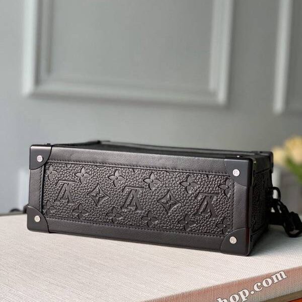 原單A貨原單【SOFT TRUNK 手袋】M55700黑色 M44478黑色鏈條 Soft Trunk 手袋Monogram 壓紋 Taurillon 皮革hhlv11509