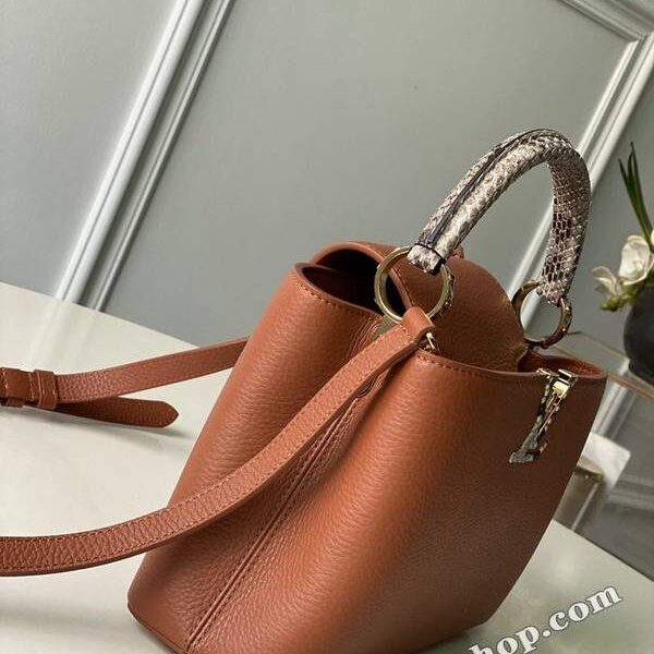 原單a貨N97980小號 Capucines手袋全粒面Taurillon 皮革hhlv11524