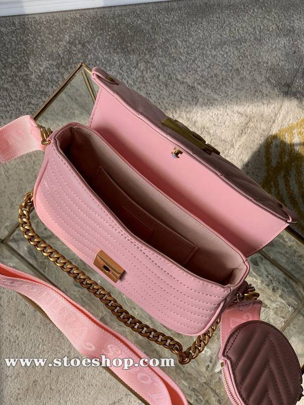 頂級1:1原單新款M56468 粉色Multi Pochette New Wave手袋絎縫小牛皮hhlv11537 7 頂級1:1原單新款M56468 粉色Multi Pochette New Wave手袋絎縫小牛皮hhlv11537