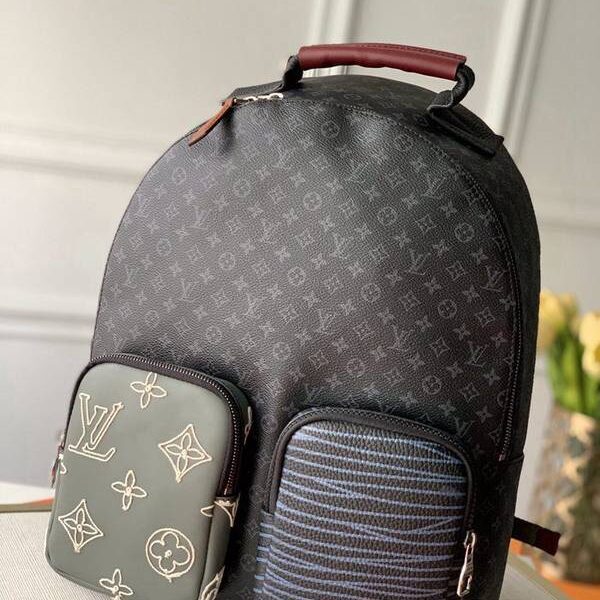 原單頂級原單M56853新款Backpack 黑小花背包雙肩包hhlv11554