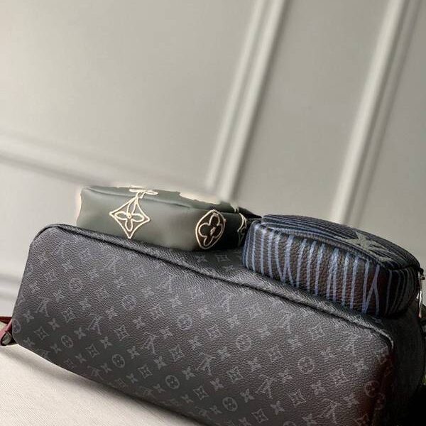 原單頂級原單M56853新款Backpack 黑小花背包雙肩包hhlv11554