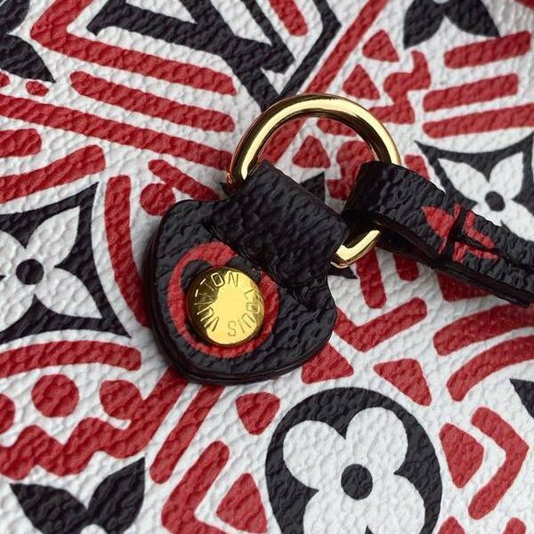 奢侈品原單LOUIS VUITTON 春夏走秀ONTHEGO手袋M44676 紅色 Neverful 中號手袋hhlv11557