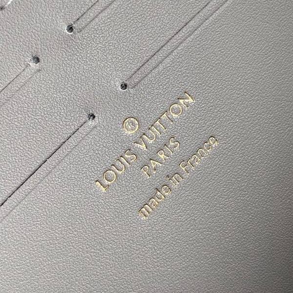 最高等級原單M60017銀花ZIppy 拉鏈錢夾Monogram Shadow小牛皮hhlv11561
