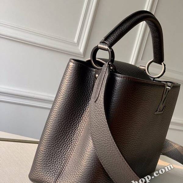 奢侈品頂級高仿原單M55855中號Capucines手袋全粒面 Taurillon 皮革hhlv11570