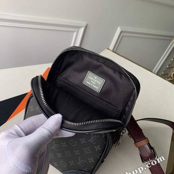 奢侈品原單M68686 黑小花刺繡斜挎相機包黑小花男士腰包挎包hhlv11588