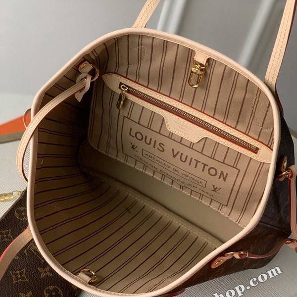 最高等級原單NEVERFULL小號購物袋 M41000杏裏Neverfull 小號手提包hhlv11592 10 最高等級原單NEVERFULL小號購物袋 M41000杏裏Neverfull 小號手提包hhlv11592