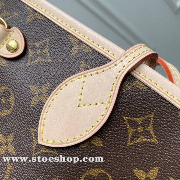 最高等級原單NEVERFULL小號購物袋 M41000杏裏Neverfull 小號手提包hhlv11592 7 最高等級原單NEVERFULL小號購物袋 M41000杏裏Neverfull 小號手提包hhlv11592
