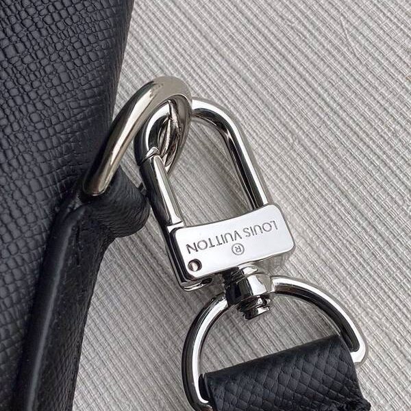 原單lv M33433 ANTON TOTE 手袋全皮十字紋壓字男士公事包豎款公事包hhlv11599