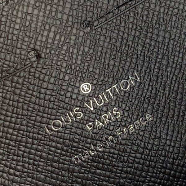 最高等級M61692 銀花全新標誌性銀色Monogram Eclipse帆布全新Pochette Voyage中號手袋hhlv11606