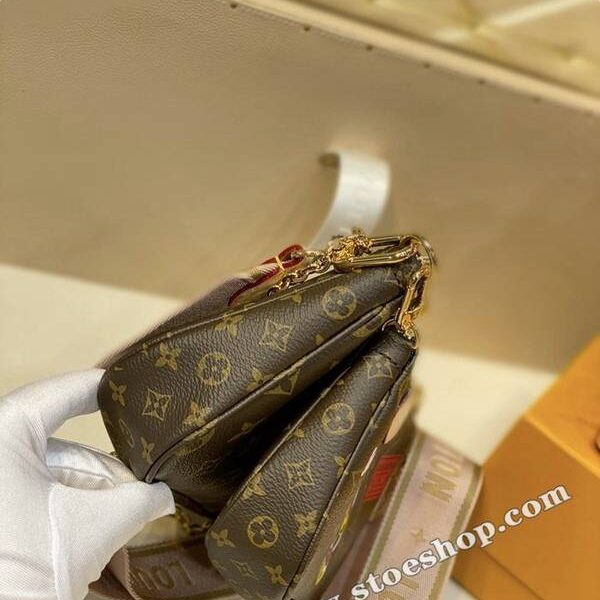 高仿包包原單M44840絲印Favorite三件套手袋Monogram帆布hhlv11617