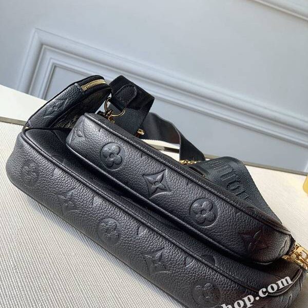 高仿頂級原單 M44813全皮 MULTI POCHETTE ACCESSORIES 手袋全皮壓花三件套手袋Monogram帆布全皮壓大花壓花女士三件套五件套hhlv11634