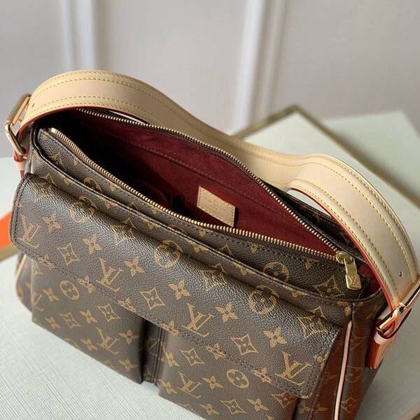 高仿名牌頂級原單新款來襲【中古包大號手袋】 m51160 老花手提包hhlv11639