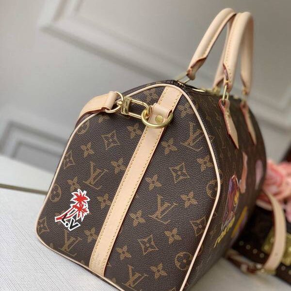 A貨1：1頂級原單 M41112絲印 Damier Ebène 帆布Speedy30hhlv11645