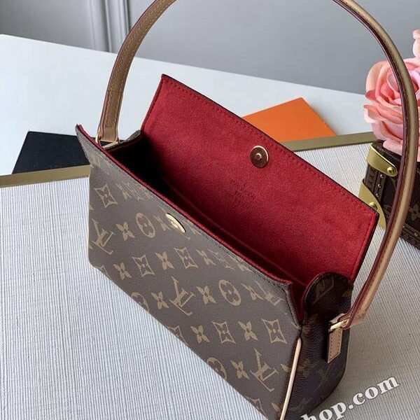 a貨原單 M51163 中古系列盒子包Monogram帆布hhlv11649