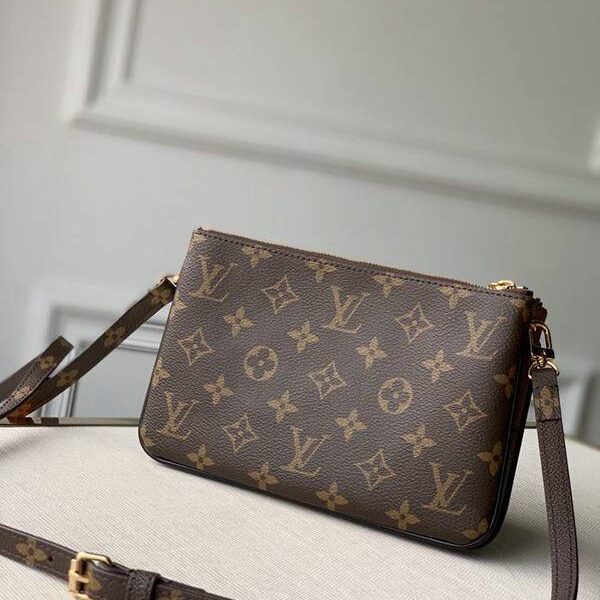 最高等級原單M67562 Pochette Double Zip 包Monogram Empreinte 皮革hhlv11660