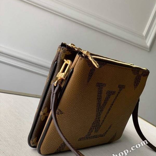 最高等級原單M67562 Pochette Double Zip 包Monogram Empreinte 皮革hhlv11660