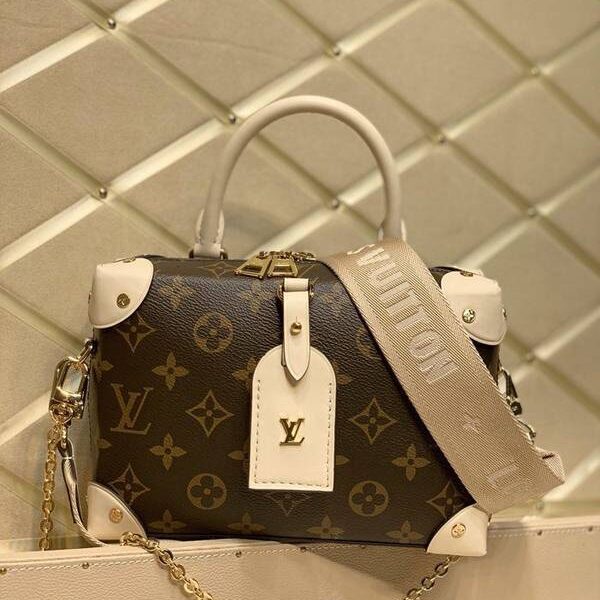 高仿精品批發頂級原單M48818米白 LOCKYBB手袋Monogram帆布hhlv11663