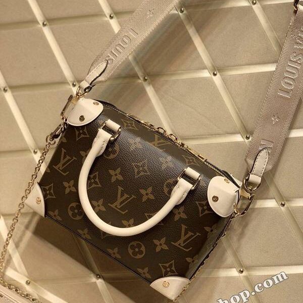 高仿精品批發頂級原單M48818米白 LOCKYBB手袋Monogram帆布hhlv11663